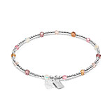 Personalised Blossom Mirage Silver Bracelet
