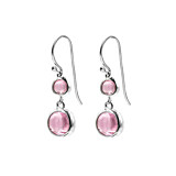Crystal Dangle Earrings - Choice of Colour