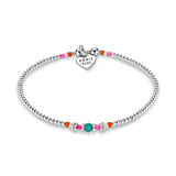 Boho Silver Bracelet - Turquoise