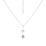 Wish Upon A Star Labradorite Silver Necklace
