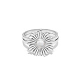 Orbit Silver Ring - Moonstone