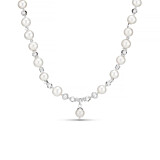 Alice Silver Necklace - Pearl