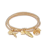 Bliss Gold Plated Bracelet Stack