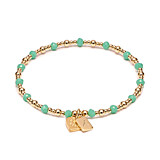 Seabloom Personalised Gold Plated Bracelet
