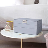 Stackers Lavender Classic Set of 3 Jewellery Box