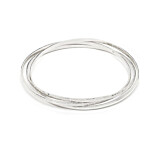Outlet Trinity Silver Bangle