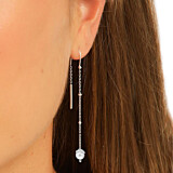 Empress Pearl Silver Earrings