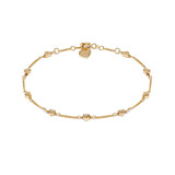 Myriad of Hearts Gold Charm Bracelet