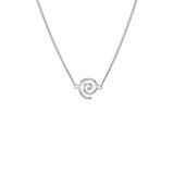 Spiral Silver Necklace