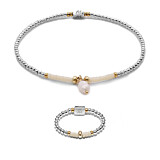 Maisie Mixed Metal Bracelet & Ring Set