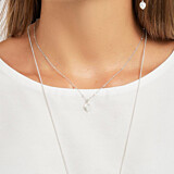 Outlet Empress Silver Necklace