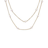 Outlet NU & MII Vivienne Pearl Gold Necklace