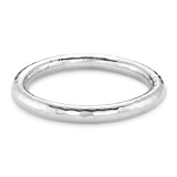 Java Hammered Silver Bangle