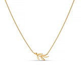 Olive Leaf Gold Plated Necklace