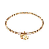 Fleur Gold Plated Bracelet Stack