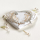 Teardrop Moonstone Silver Charm Bracelet