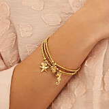 Outlet Santeenie Gold Charm Bracelet - Seahorse