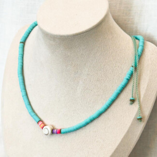 Neon Turquoise Necklace