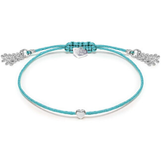 Harmony Heart Silver Bracelet - Turquoise
