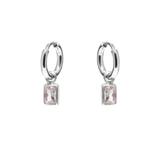 NU & MII Marlowe Hoop Silver Earrings