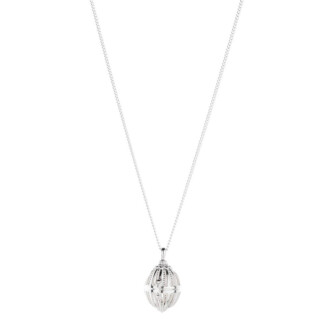 Keepsake Locket Silver Necklace - Initials