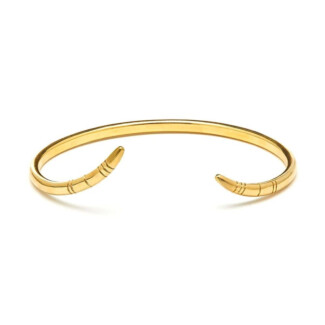 Outlet NU & MII Tusk Gold Bangle