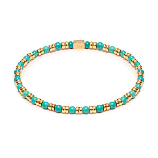 Joy Turquoise Gold Plated Bracelet