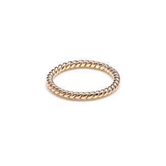 Outlet Twisted Gold Ring