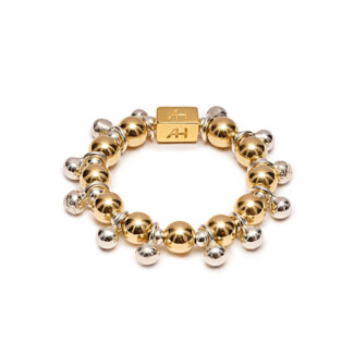 Aura Silver Gold-Filled Ring