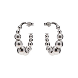 Josephine 925 Sterling Silver Hoop Earrings