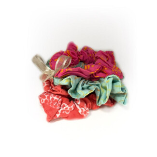 3-Piece Floral Scrunchie Set