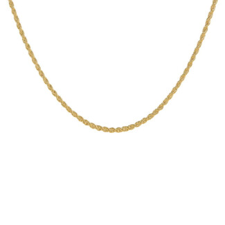NU & MII Rope Chain Gold Plated Necklace