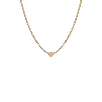 Outlet Teeny Weeny Heart Gold Necklace