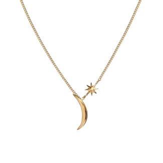 Luna Star Gold Plated Necklace
