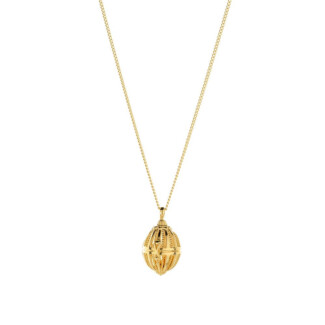 Keepsake Locket Gold Plated Necklace - Initials