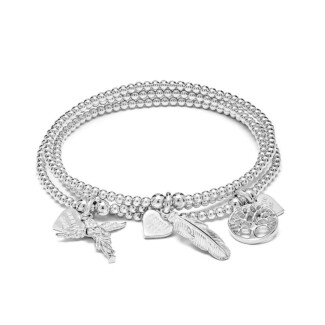 Bliss Silver Bracelet Stack