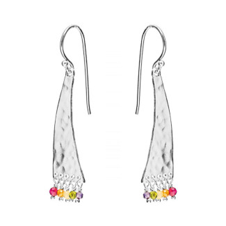Harlequin Silver Earrings