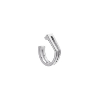 NU & MII Double Ear Cuff - Silver