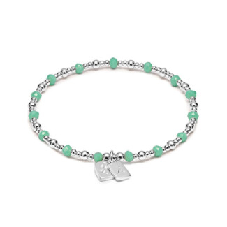 Seabloom Personalised Silver Bracelet