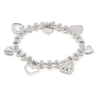 Passion Silver Charm Bracelet