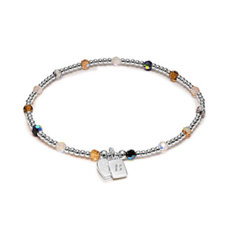 Personalised Mirage 925 Sterling Silver Crystal Bracelet
