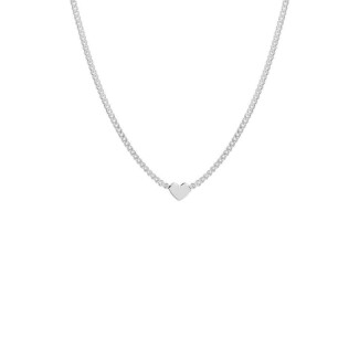 Teeny Weeny Heart Silver Necklace