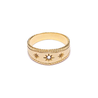 Outlet NU & MII Vintage Gold Plated Ring