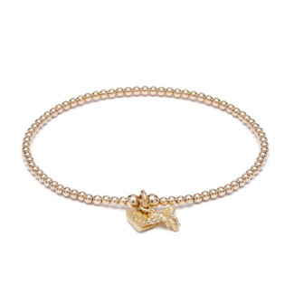 Santeenie Gold Charm Bracelet - Tiny Bee