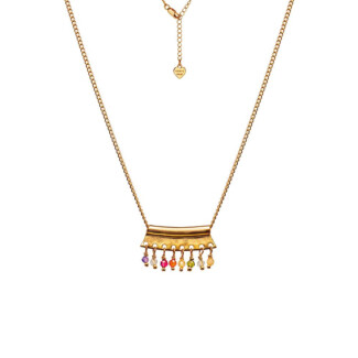 Harlequin Gold Plated Necklace