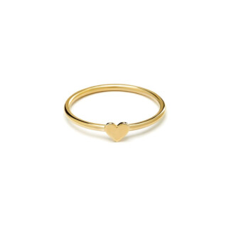 Outlet Teeny Weeny Heart Gold Ring