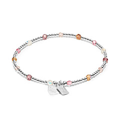 Personalised Blossom Mirage Silver Bracelet