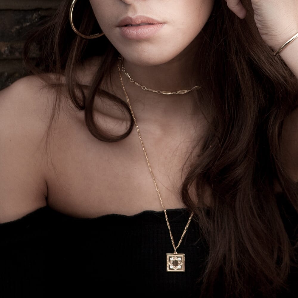 NU & MII Star Gold Pendant Necklace 
