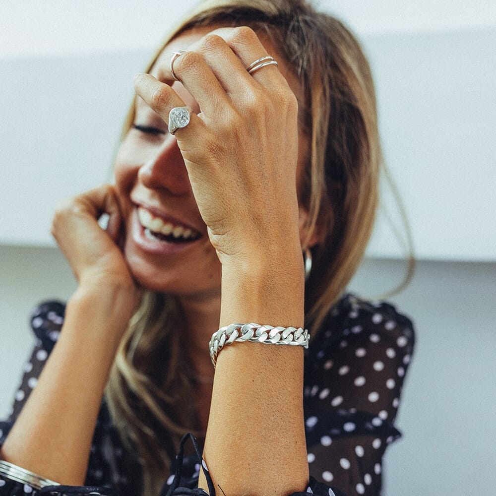 NU & MII Rita Silver Bracelet