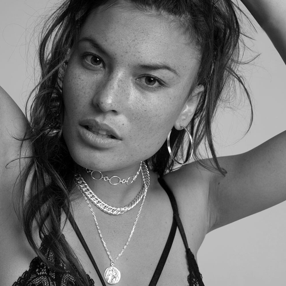 Outlet NU & MII St Christopher Silver Necklace